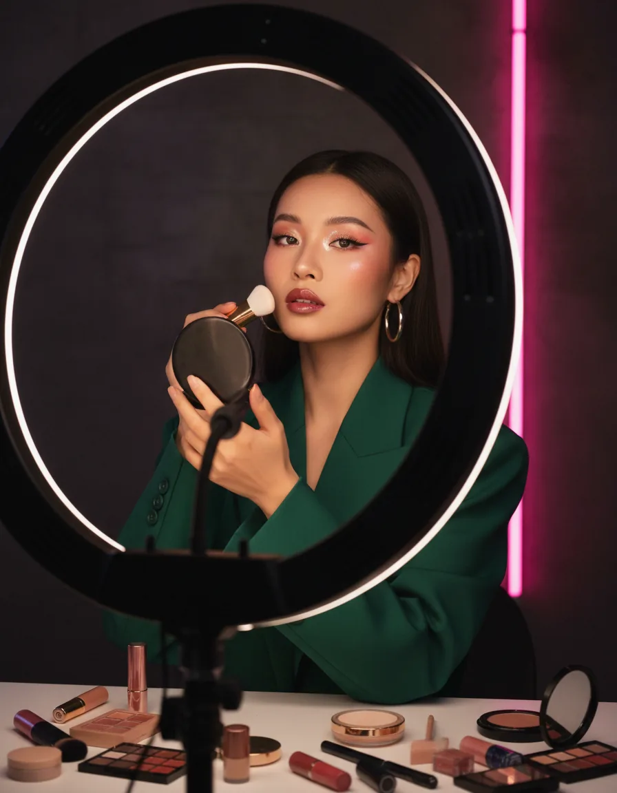 草榴 - 全案营销传媒机构签约美妆达人形象照