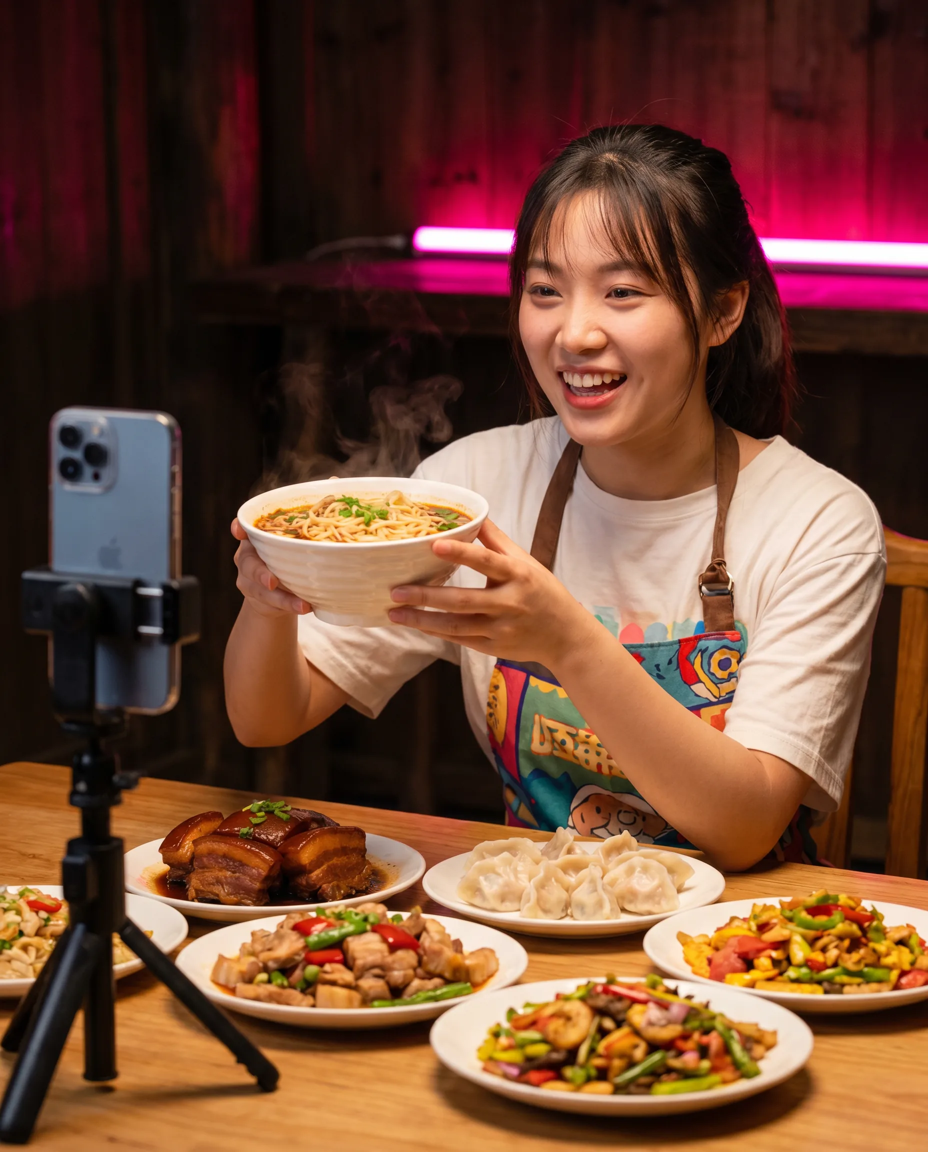 草榴 - 全案营销传媒机构签约美食达人形象照